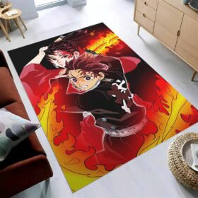 Tapis Tanjiro Kamado Sun Halo Dragon 1