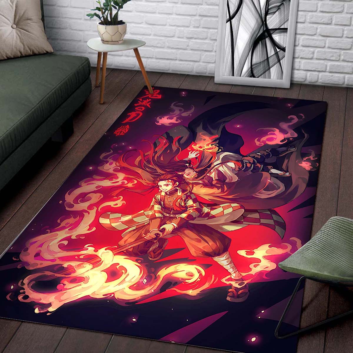 Tapis Tanjiro Kamado Sun Halo Dragon 3 – Image 2
