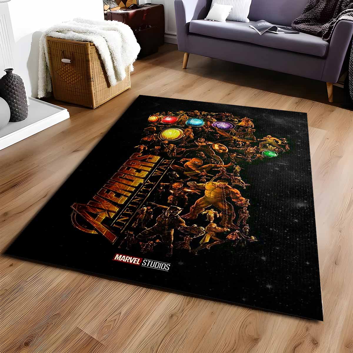 Tapis Thanos gant Marvel