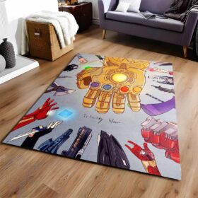 Tapis Thanos gants Avengers Marvel Infinity War