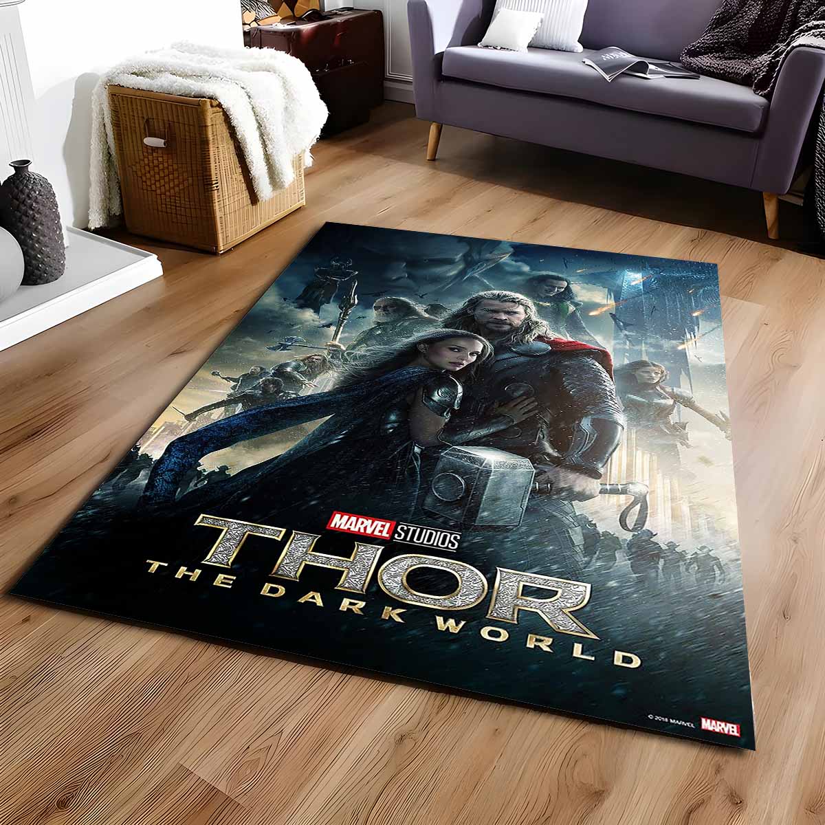 Tapis Thor The Dark Kingdom Marvel
