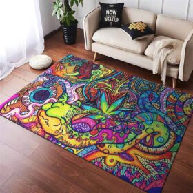 Tapis Trippy Psychedelic Colorful
