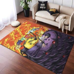 Tapis Uzumaki Naruto And Uchiha Sasuke