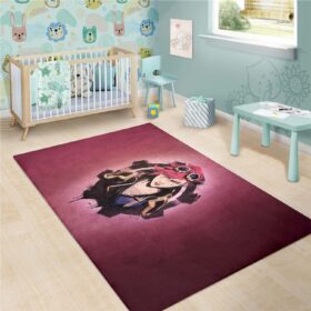 Tapis Vi Lol Graffiti Red