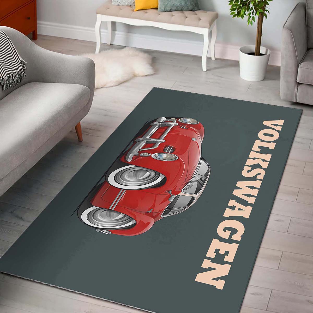 Tapis Volkswagen Car Art – Image 3
