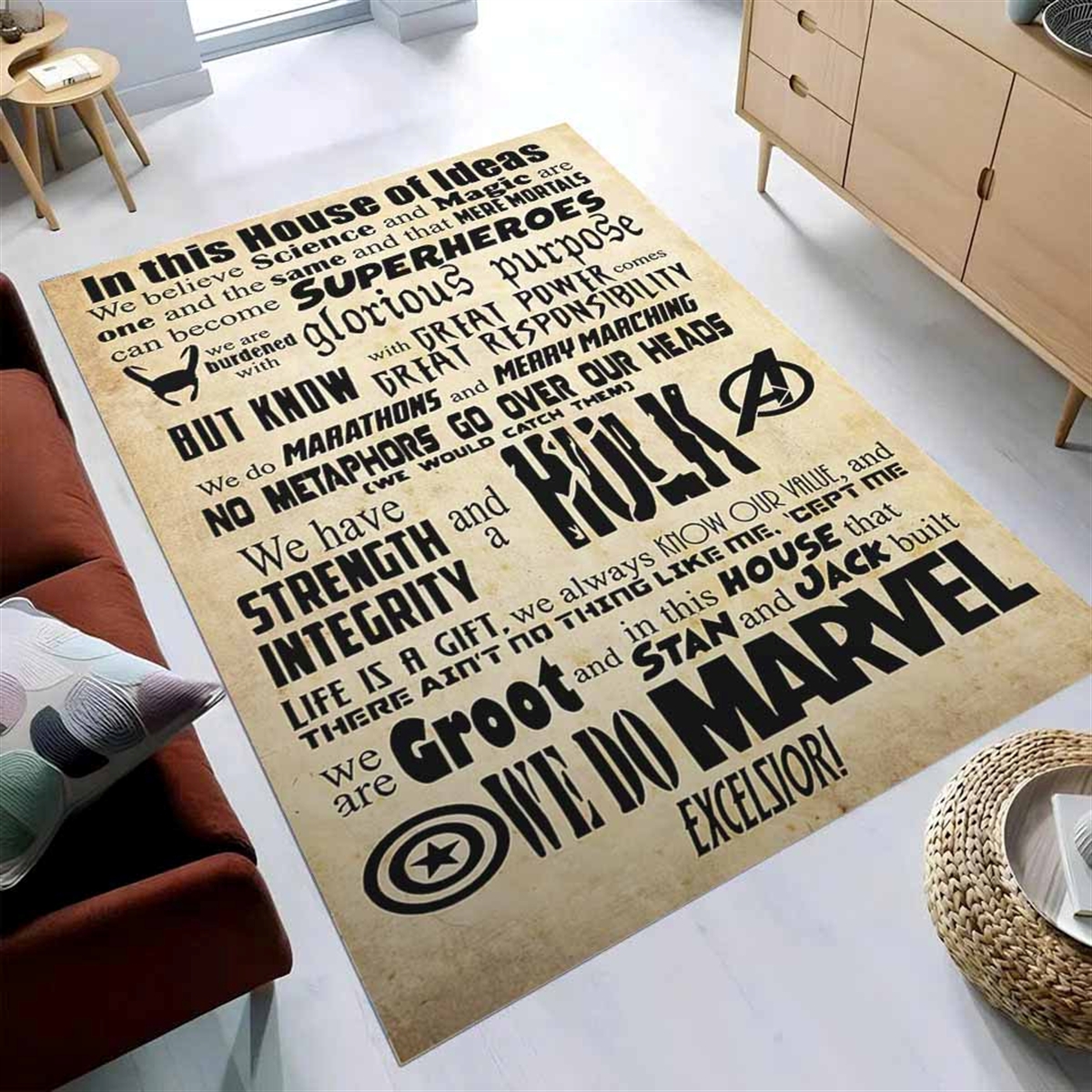 Tapis We Do Marvel