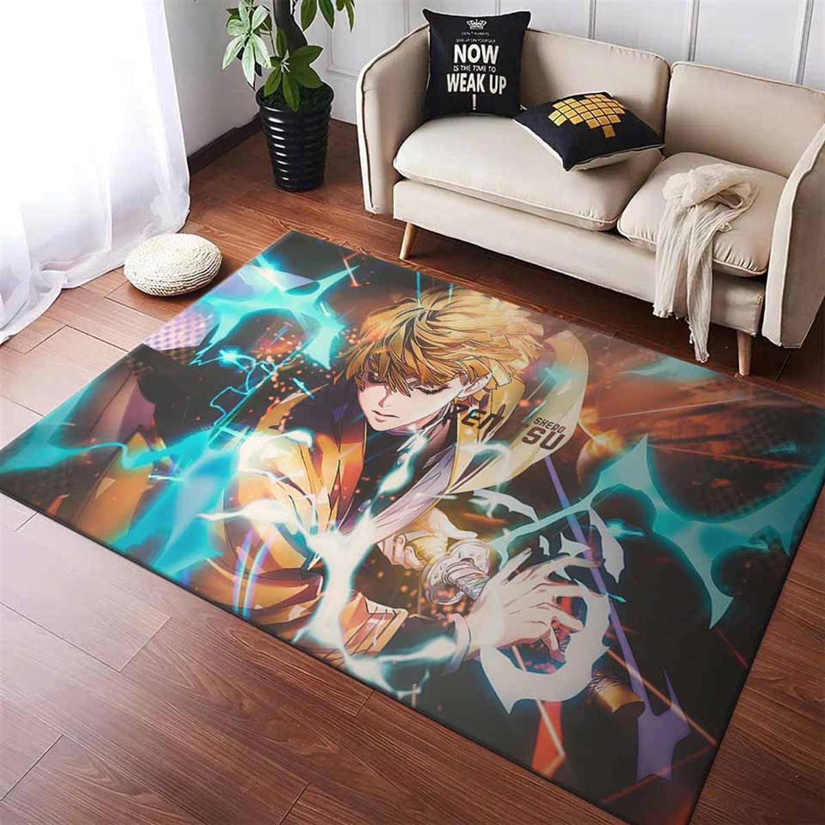 Tapis Zenitsu Agatsuma 2 - Kimetsu No Yaiba 5